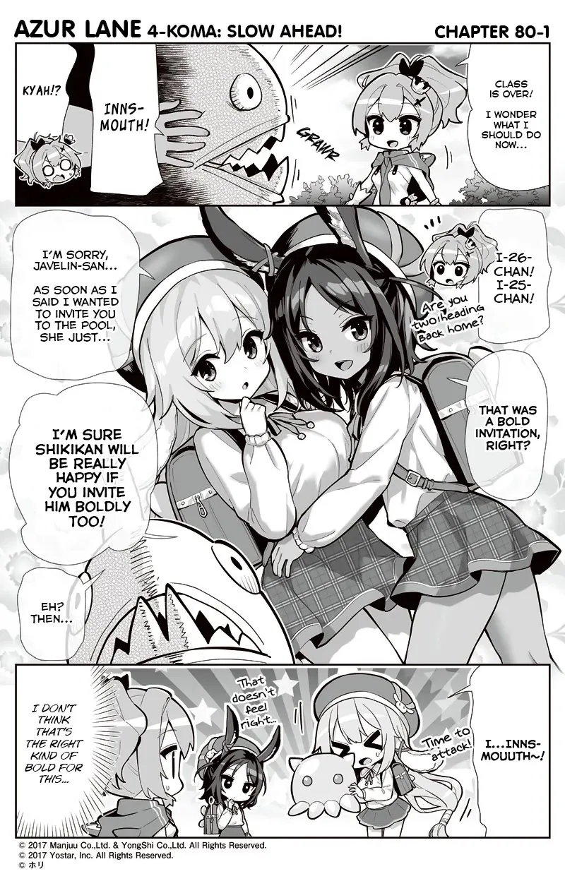 Azur Lane 4-koma: Slow Ahead Chapter 80 page 1 - MangaKakalot