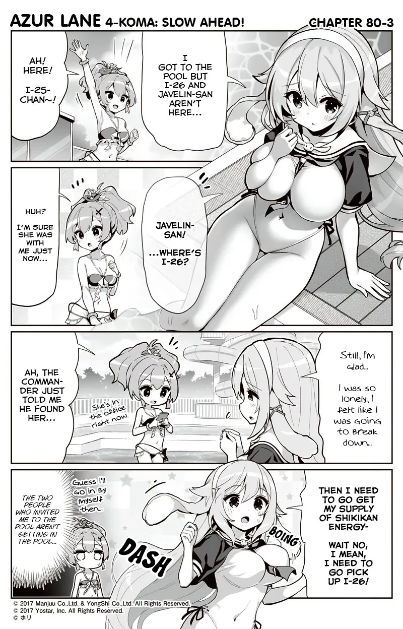 Azur Lane 4-koma: Slow Ahead Chapter 80 page 3 - MangaKakalot