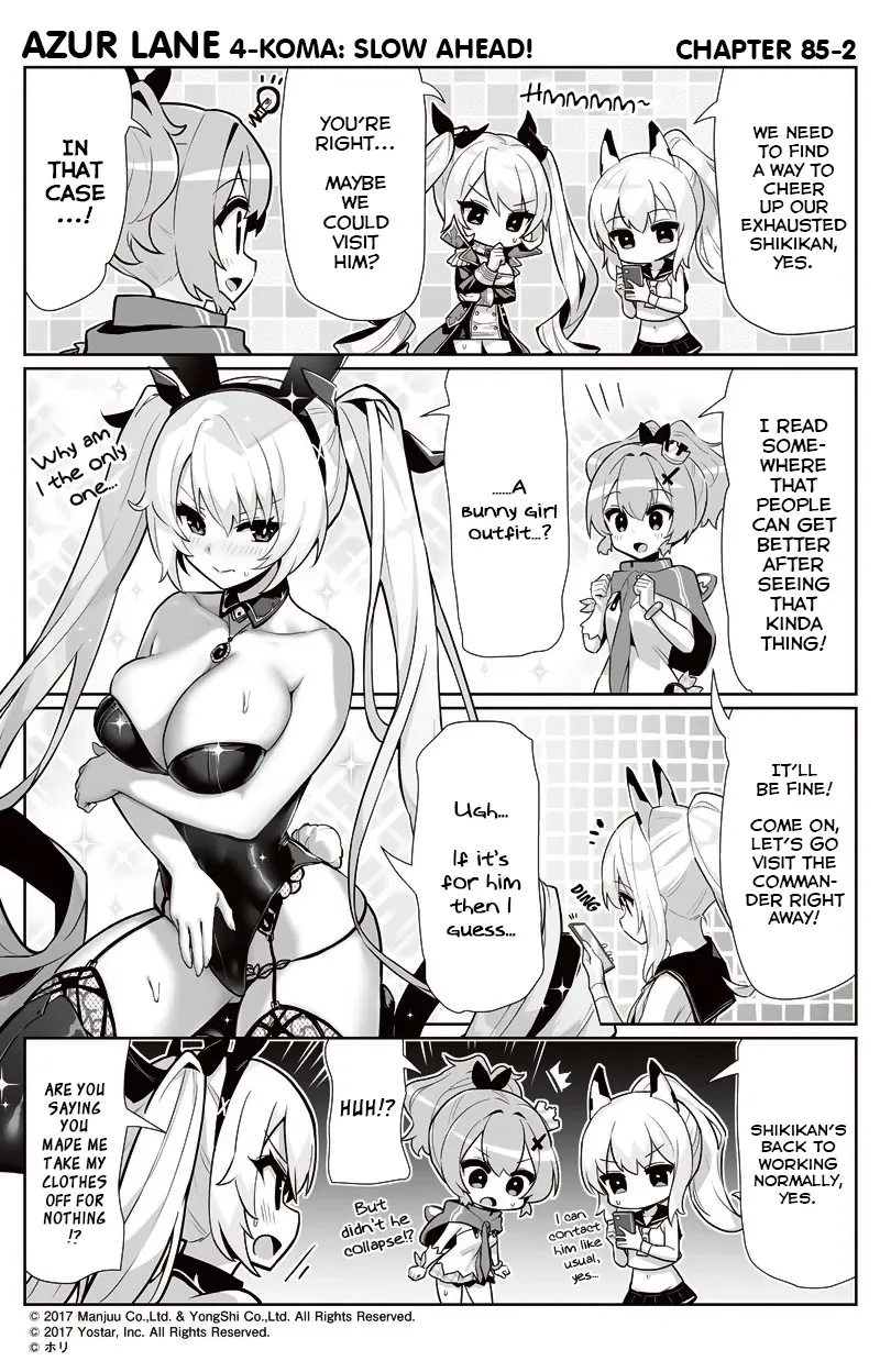 Azur Lane 4-koma: Slow Ahead Chapter 85 page 2 - MangaKakalot