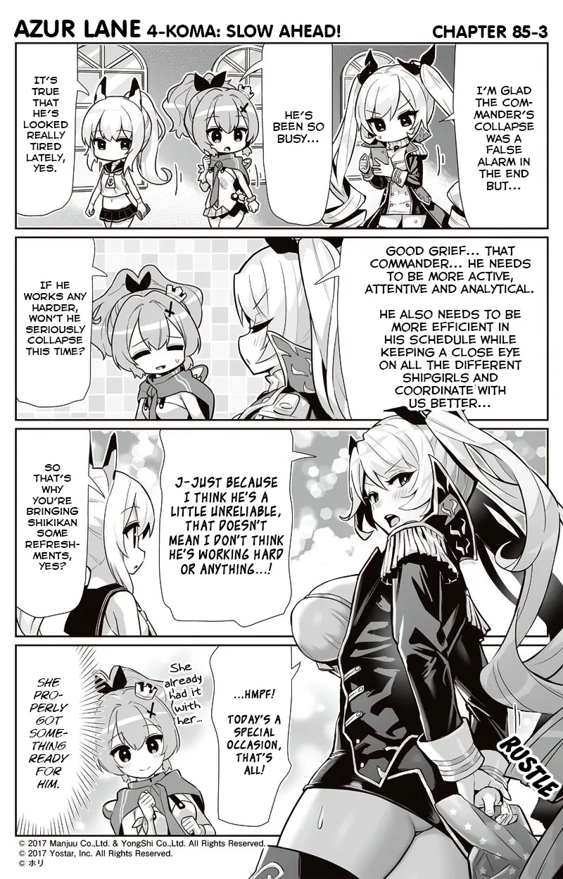 Azur Lane 4-koma: Slow Ahead Chapter 85 page 3 - MangaKakalot