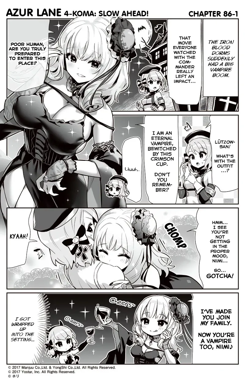 Azur Lane 4-koma: Slow Ahead Chapter 86 page 1 - MangaKakalot