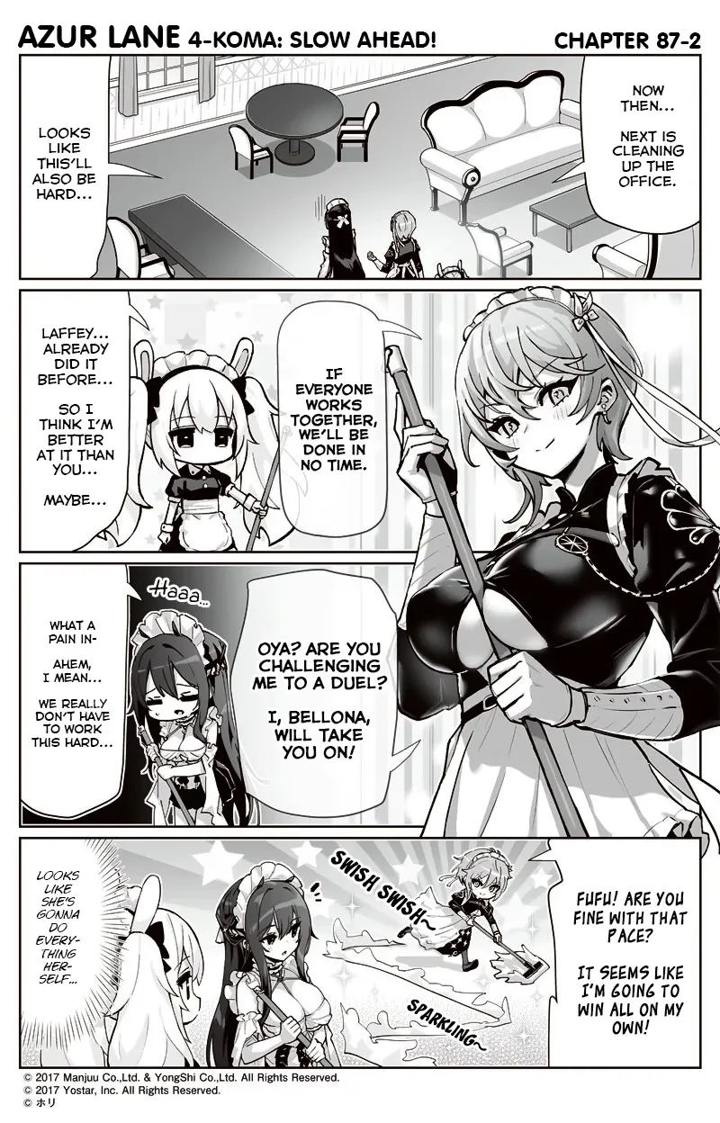 Azur Lane 4-koma: Slow Ahead Chapter 87 page 2 - MangaKakalot