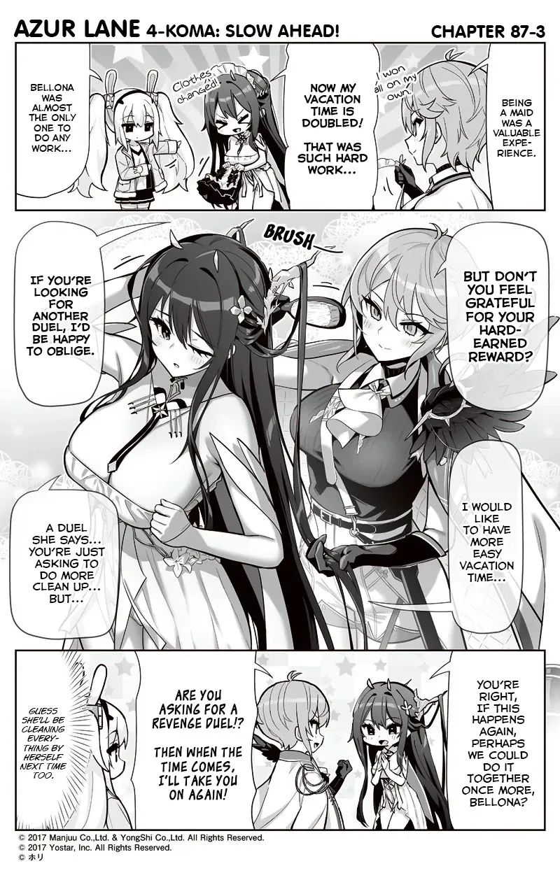 Azur Lane 4-koma: Slow Ahead Chapter 87 page 3 - MangaKakalot