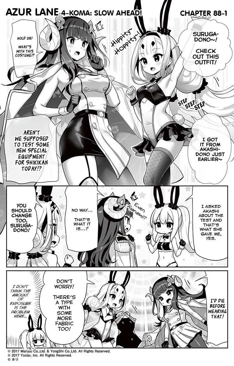 Azur Lane 4-koma: Slow Ahead Chapter 88 page 1 - MangaKakalot