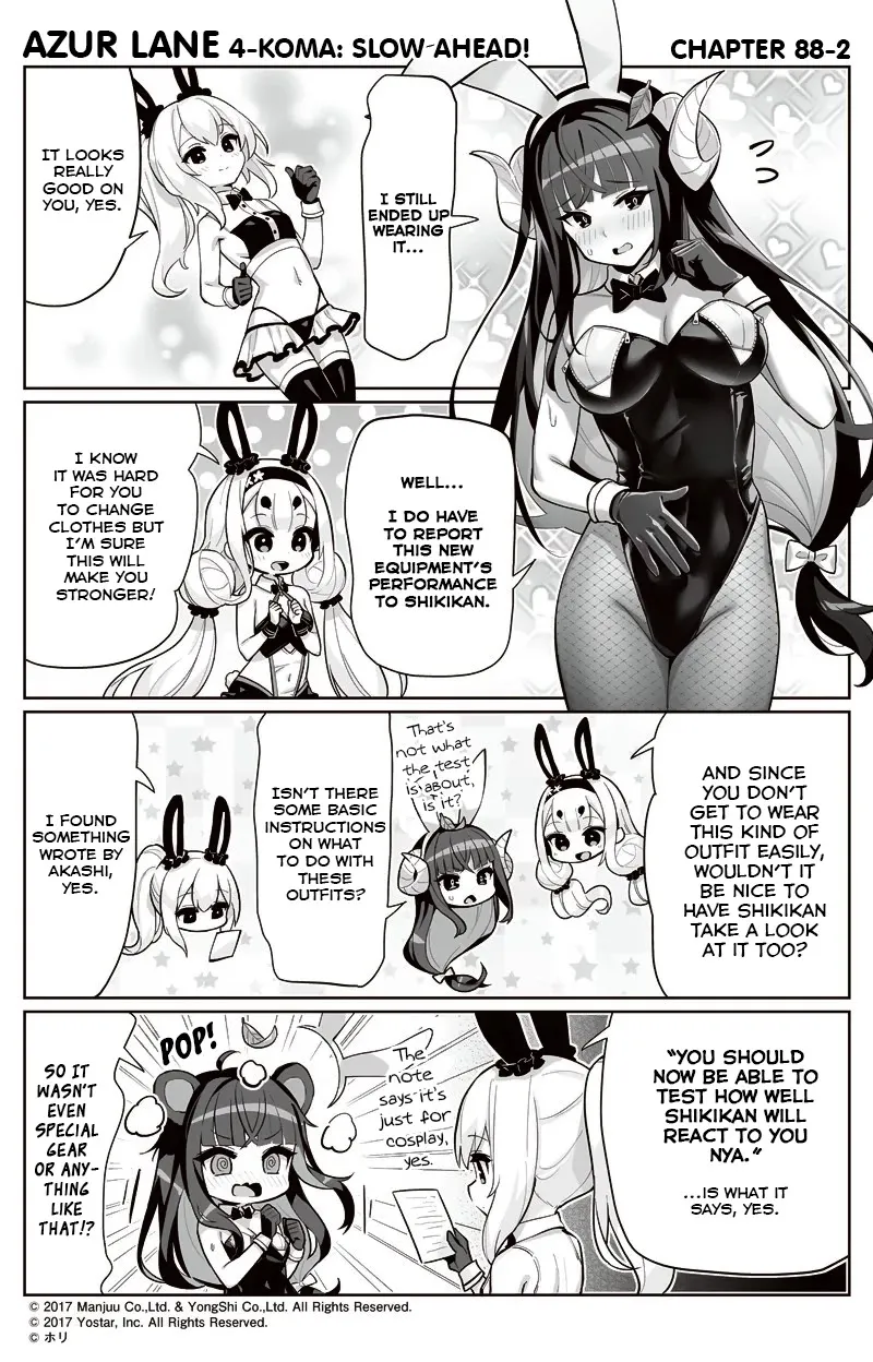 Azur Lane 4-koma: Slow Ahead Chapter 88 page 2 - MangaKakalot