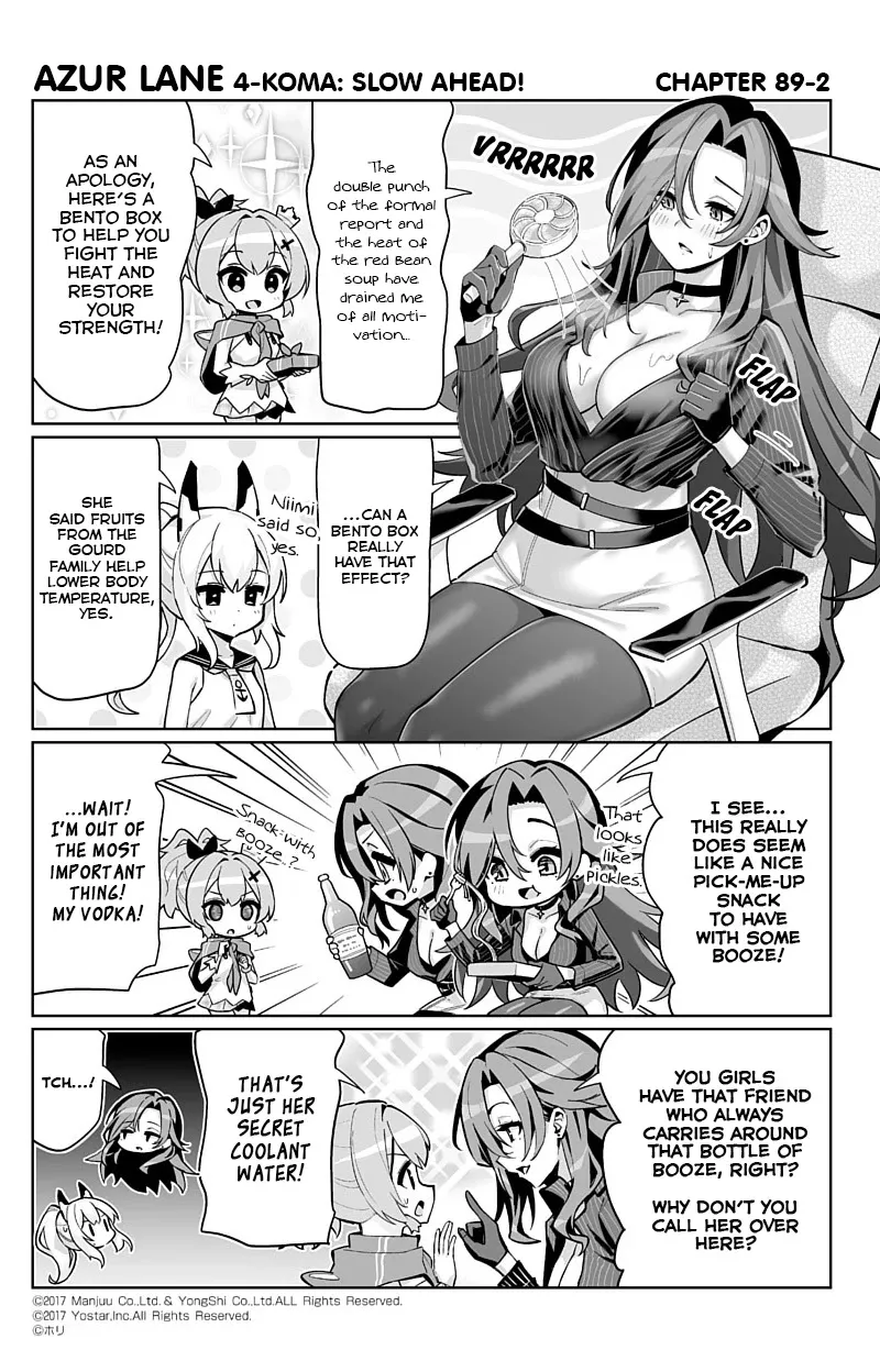 Azur Lane 4-koma: Slow Ahead Chapter 89 page 2 - MangaKakalot