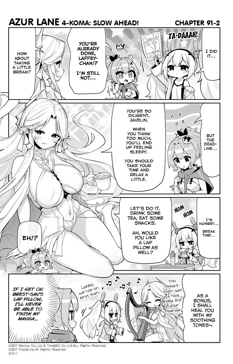 Azur Lane 4-koma: Slow Ahead Chapter 91 page 2 - MangaKakalot