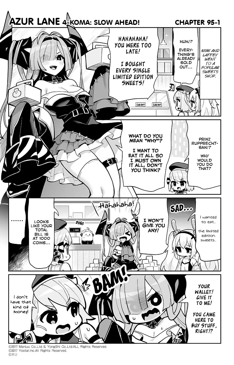 Azur Lane 4-koma: Slow Ahead Chapter 95 page 1 - MangaKakalot