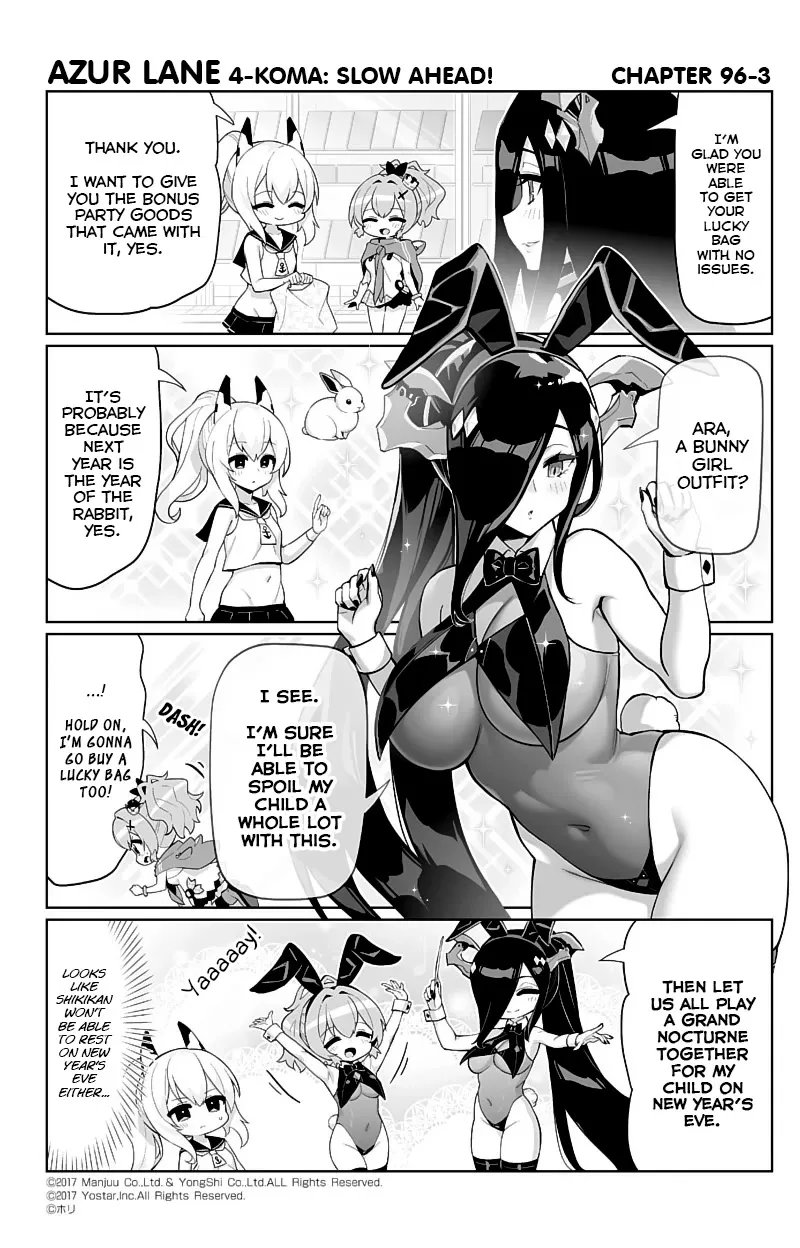 Azur Lane 4-koma: Slow Ahead Chapter 96 page 3 - MangaKakalot