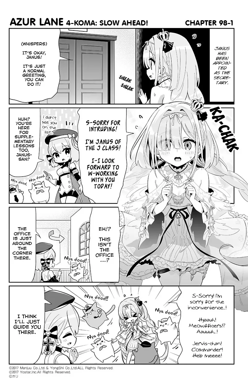 Azur Lane 4-koma: Slow Ahead Chapter 98 page 1 - MangaKakalot