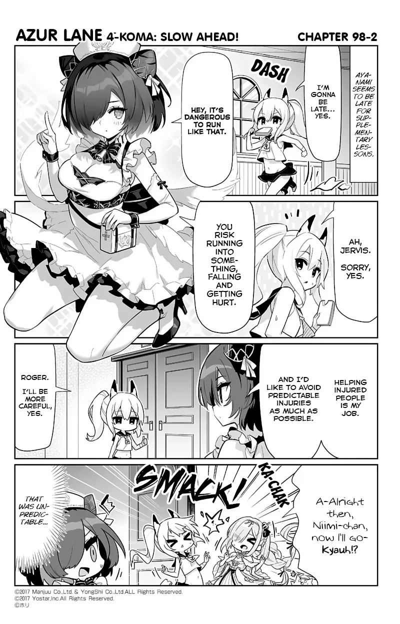 Azur Lane 4-koma: Slow Ahead Chapter 98 page 2 - MangaKakalot