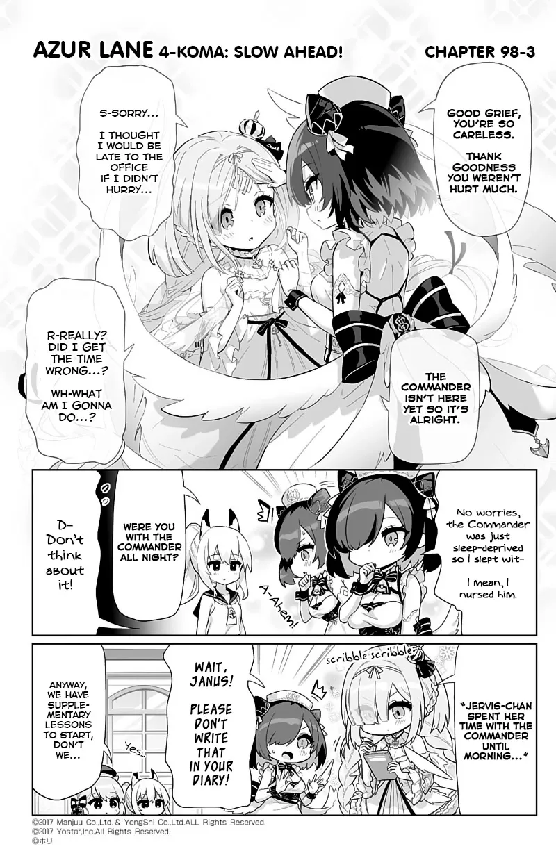 Azur Lane 4-koma: Slow Ahead Chapter 98 page 3 - MangaKakalot