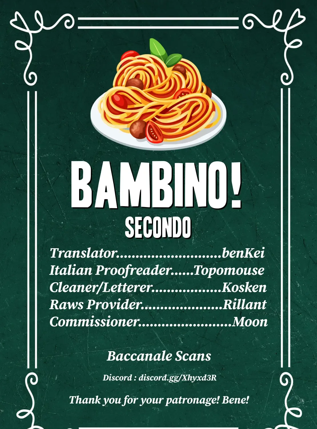 Bambino! Secondo Chapter 104 page 1 - MangaNato