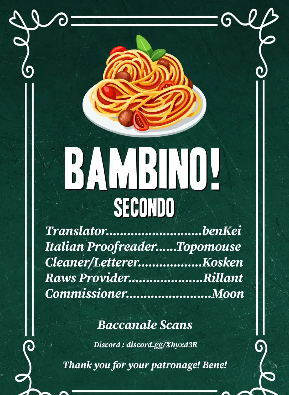 Bambino! Secondo Chapter 106 page 1 - MangaNato