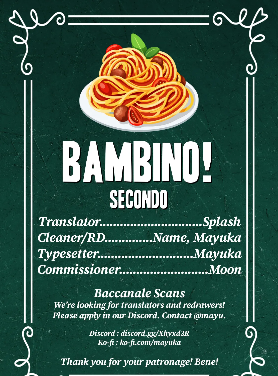 Bambino! Secondo Chapter 49 page 1 - MangaNato