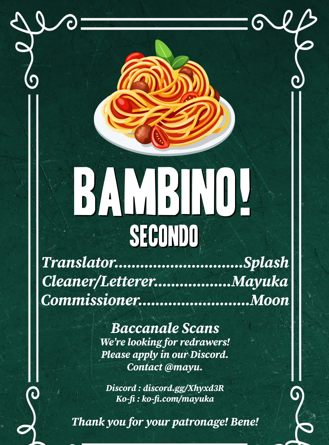 Bambino! Secondo Chapter 59 page 1 - MangaNato