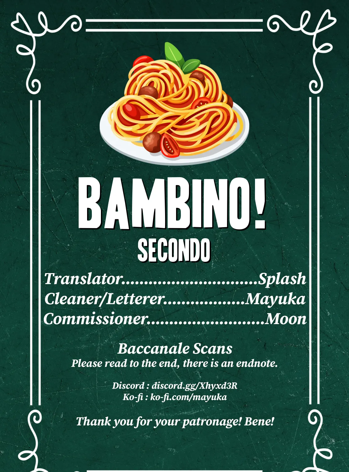 Bambino! Secondo Chapter 65 page 1 - MangaNato