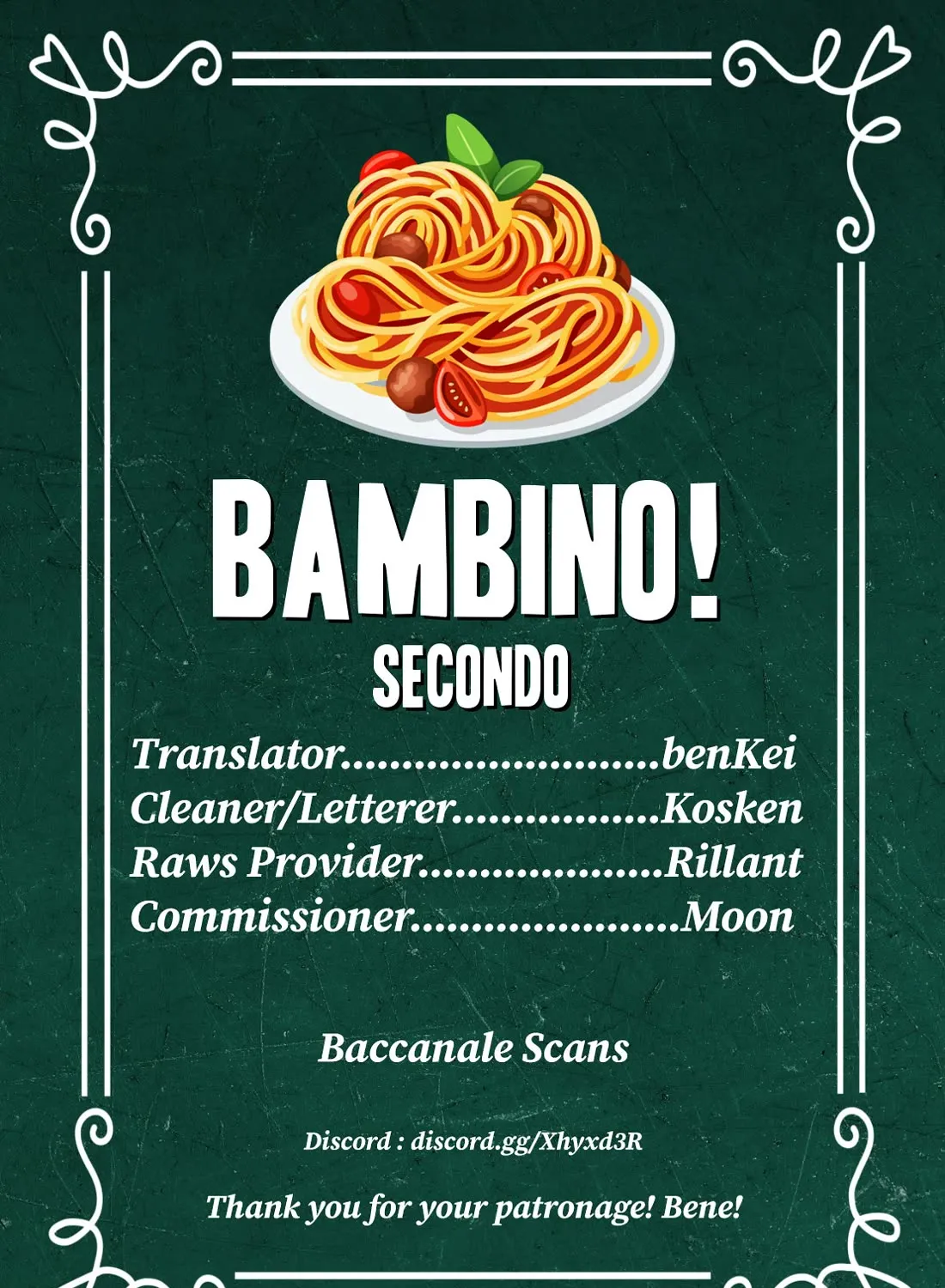 Bambino! Secondo Chapter 99 page 1 - MangaNato