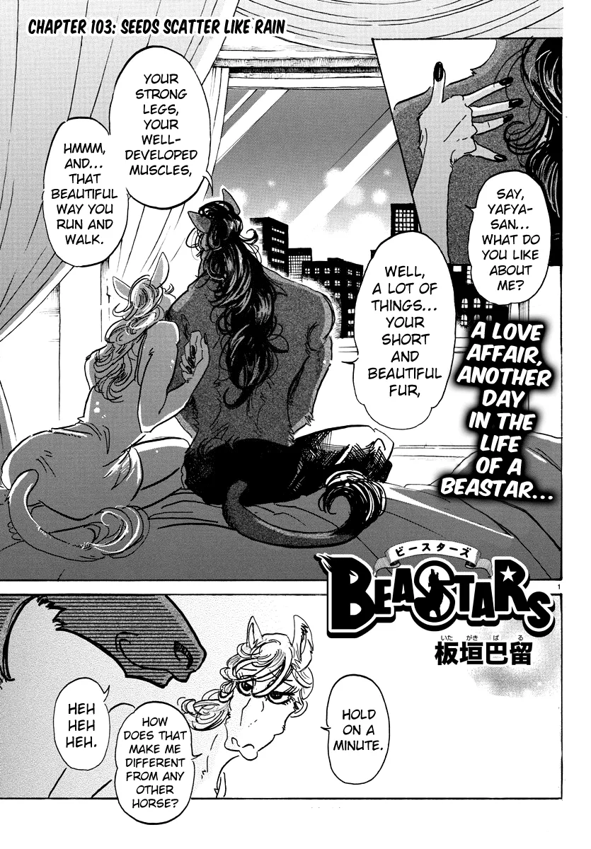 Beastars Chapter 103 page 1 - MangaKakalot