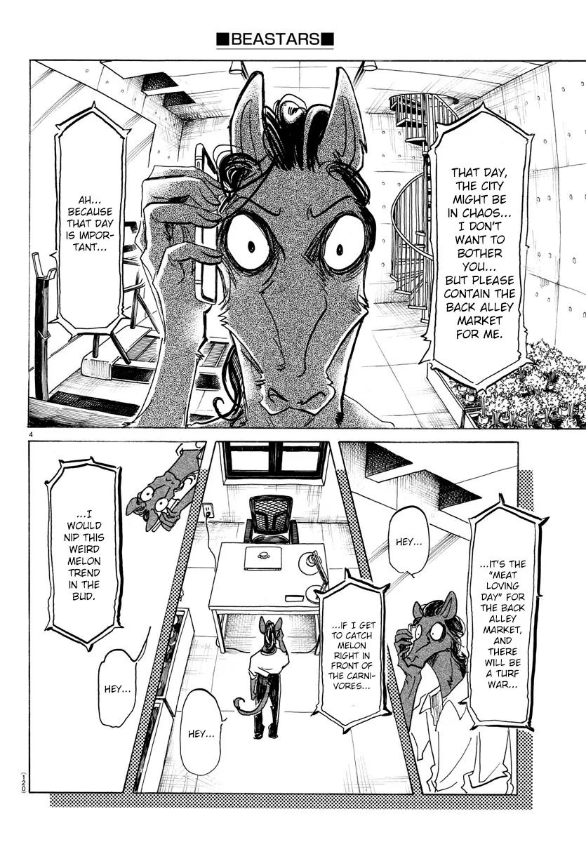 Beastars Chapter 164 page 4 - MangaKakalot