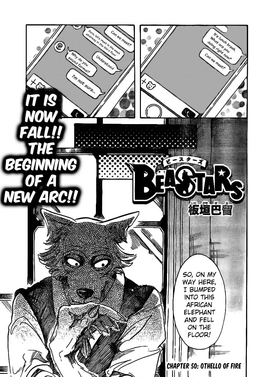 Beastars Chapter 50 page 1 - MangaKakalot