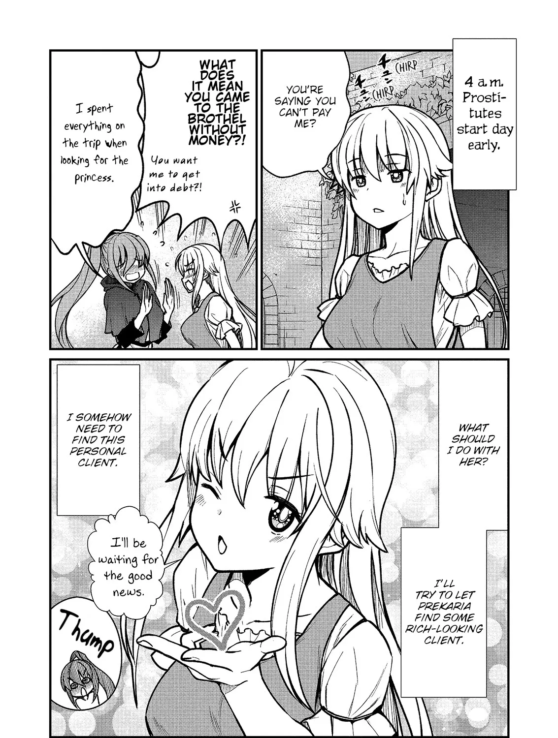 Becoming Princess Knight and Working at Yuri Brothel - Page 46