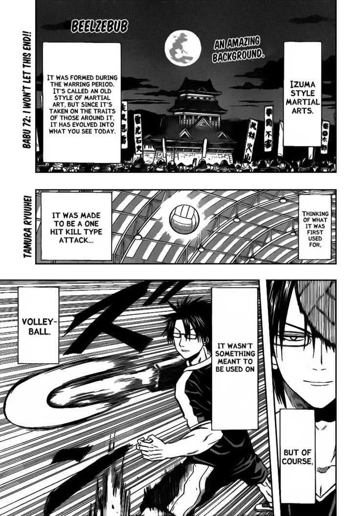 Beelzebub Chapter 72 page 1 - MangaNato