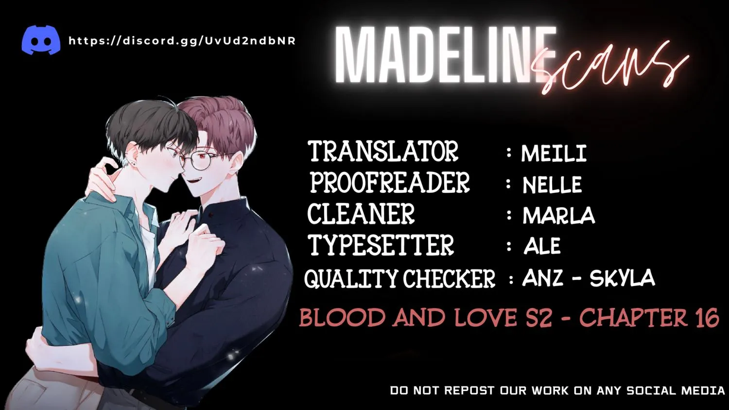 Blood And Love Chapter 16.1 page 2 - MangaKakalot