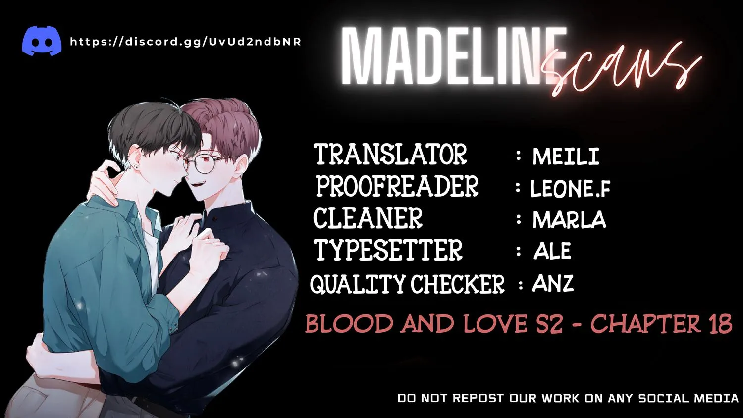 Blood And Love Chapter 18.1 page 2 - MangaKakalot