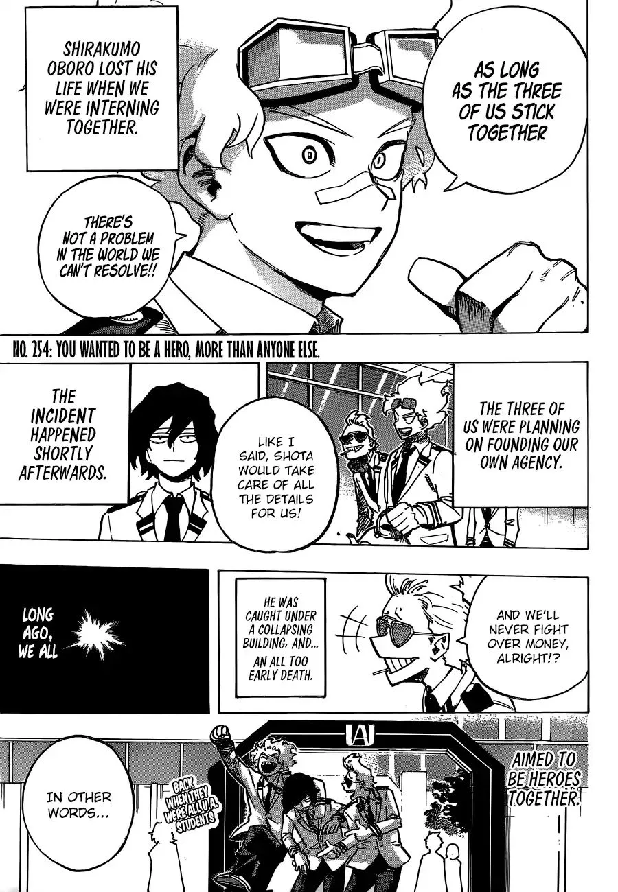 Boku No Hero Academia Chapter 254 page 3 - MangaNato