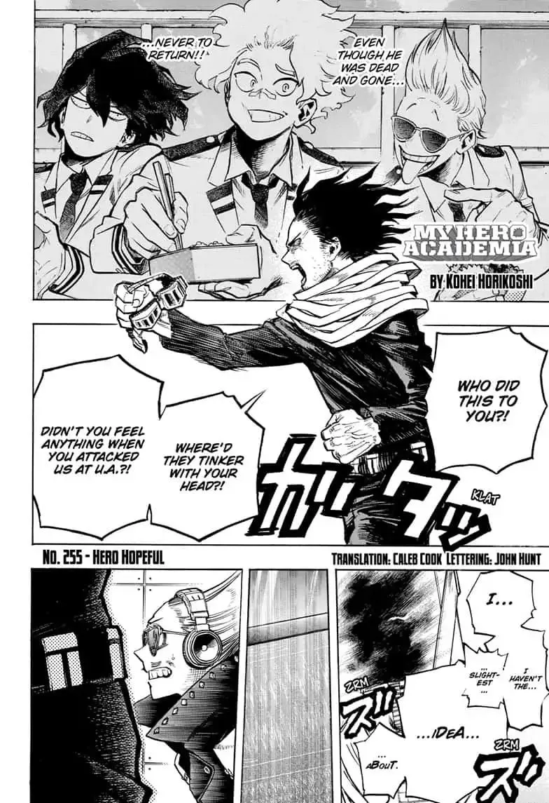 Boku No Hero Academia Chapter 255 page 2 - MangaNato