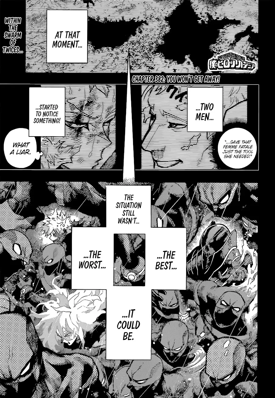 Boku No Hero Academia Chapter 382 page 1 - MangaNato