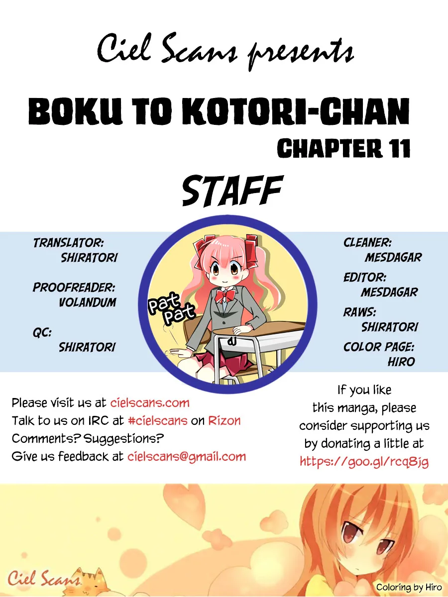 Boku to Kotori-chan Chapter 11 page 1 - MangaKakalot