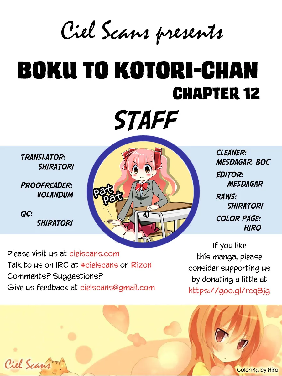 Boku to Kotori-chan Chapter 12 page 1 - MangaKakalot