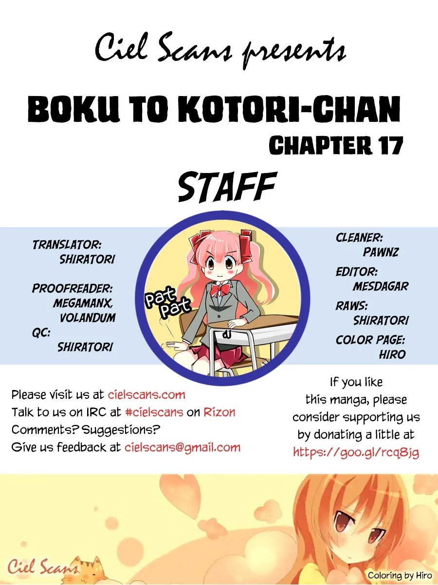 Boku to Kotori-chan Chapter 17 page 1 - MangaKakalot