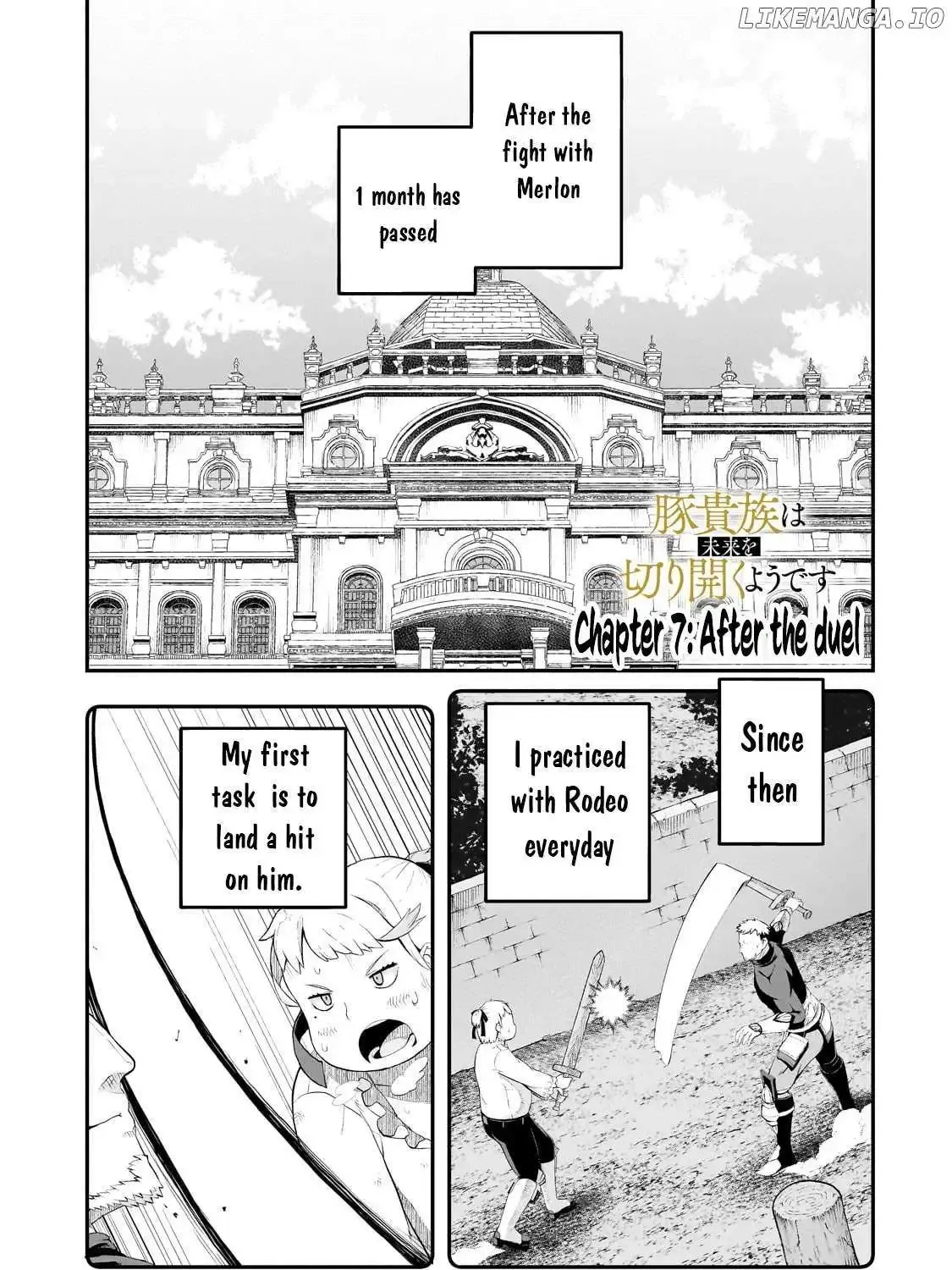 Buta Kizoku wa Mirai wo Kiri Hiraku you desu Chapter 7 page 3 - MangaKakalot