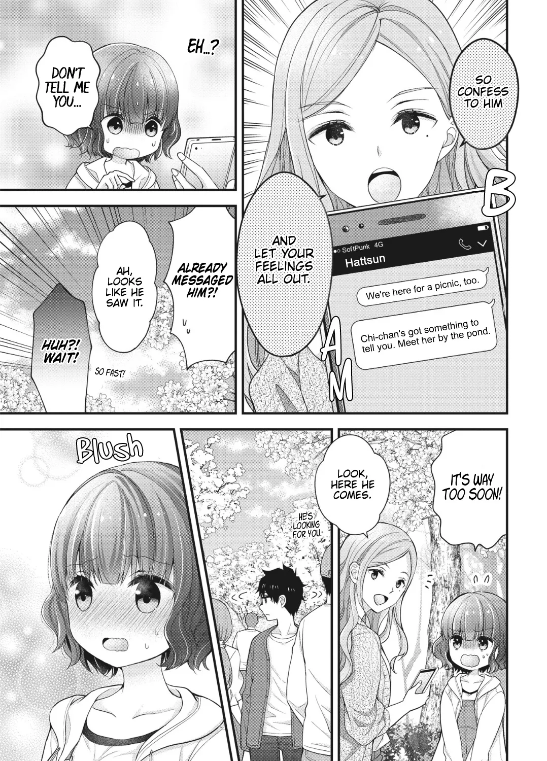 Chicchai Kanojo Senpai to Dōseishimasu. Chapter 7 page 9 - MangaNato