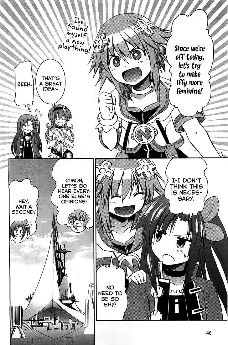 Choujigen Game Neptune - Hello New World Chapter 4.5 page 2 - MangaNato