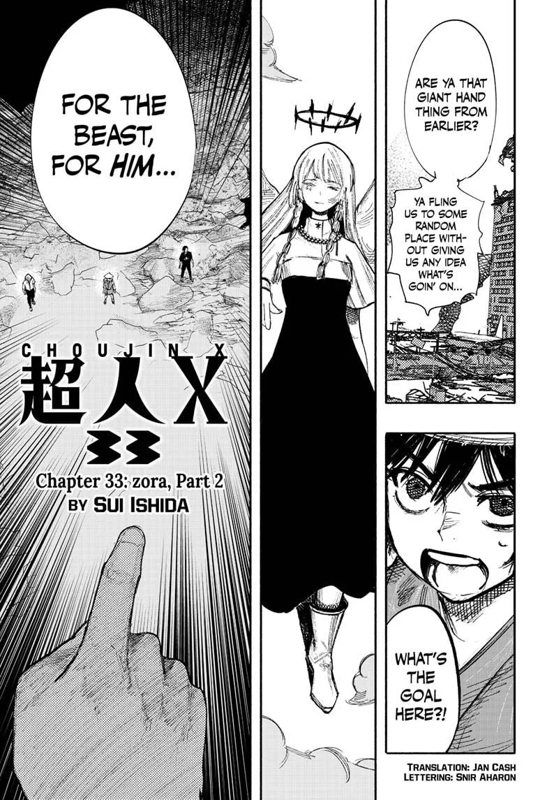 Choujin X Chapter 33.2 page 1 - MangaKakalot