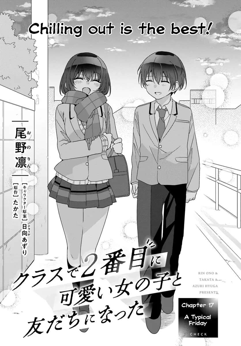 Class de 2 Banme ni Kawaii Onna no Ko to Tomodachi ni Natta Chapter 17 page 1 - MangaNato