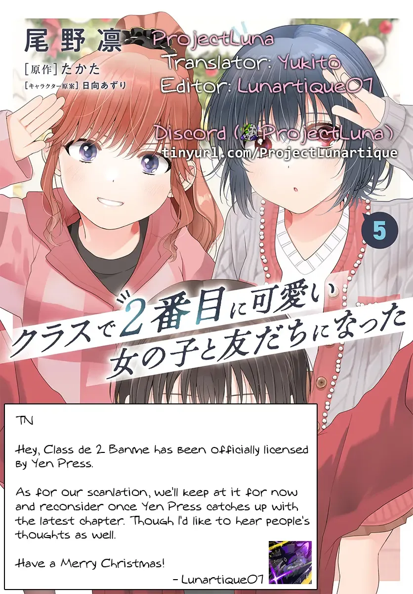 Class de 2 Banme ni Kawaii Onna no Ko to Tomodachi ni Natta Chapter 28.3 page 2 - MangaNelo