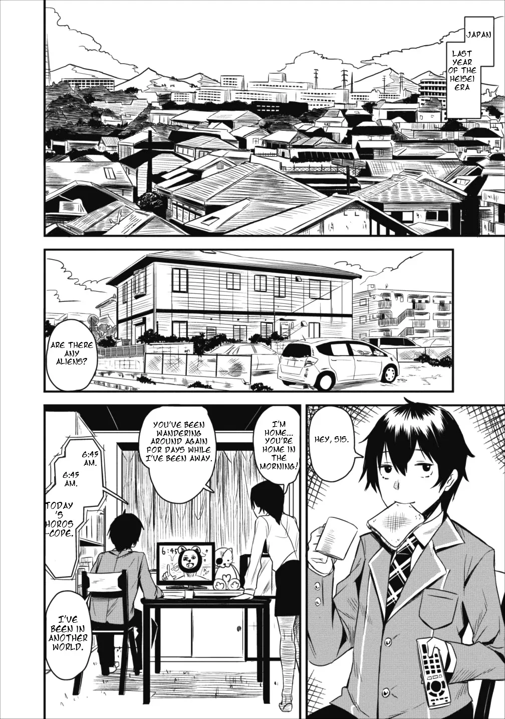 Class-goto Shuudan Teni Shimashita ga, ichiban Tsuyoi Ore wa Saijaku no Shounin ni Gisouchuu Chapter 1 page 8 - MangaNato