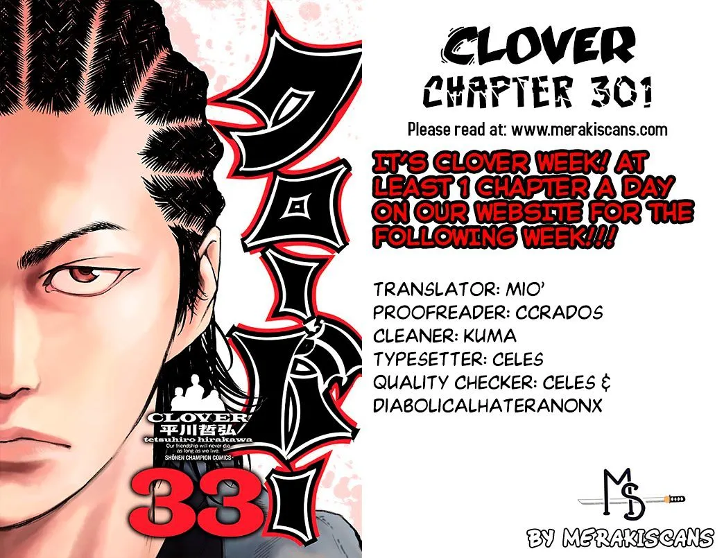 Clover (Tetsuhiro Hirakawa) Chapter 301 page 1 - MangaNato