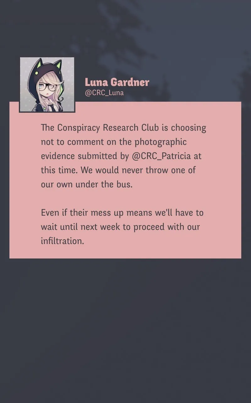 @crc_Luna: Conspiracy Research Club Chapter 24 page 67 - MangaKakalot