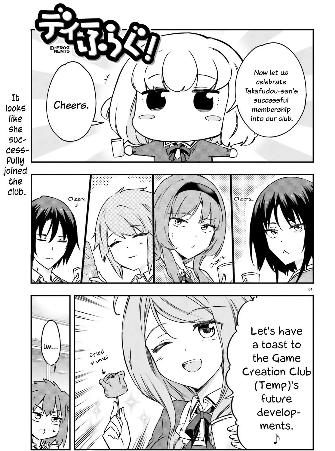 D-Frag! Chapter 161 page 1 - MangaKakalot