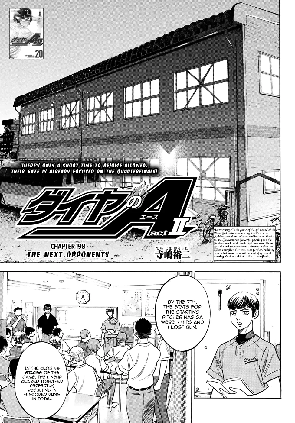 Daiya No A - Act Ii Chapter 198 page 1 - MangaKakalot