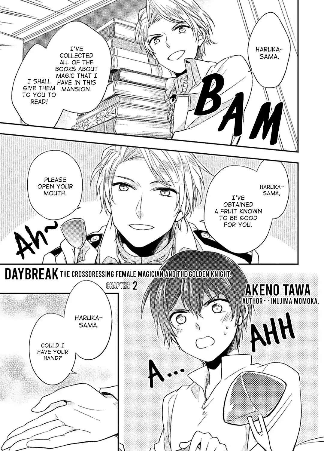 Daybreak: The Crossdressing Female Magician and the Golden Knight Chapter 2 page 3 - MangaKakalot