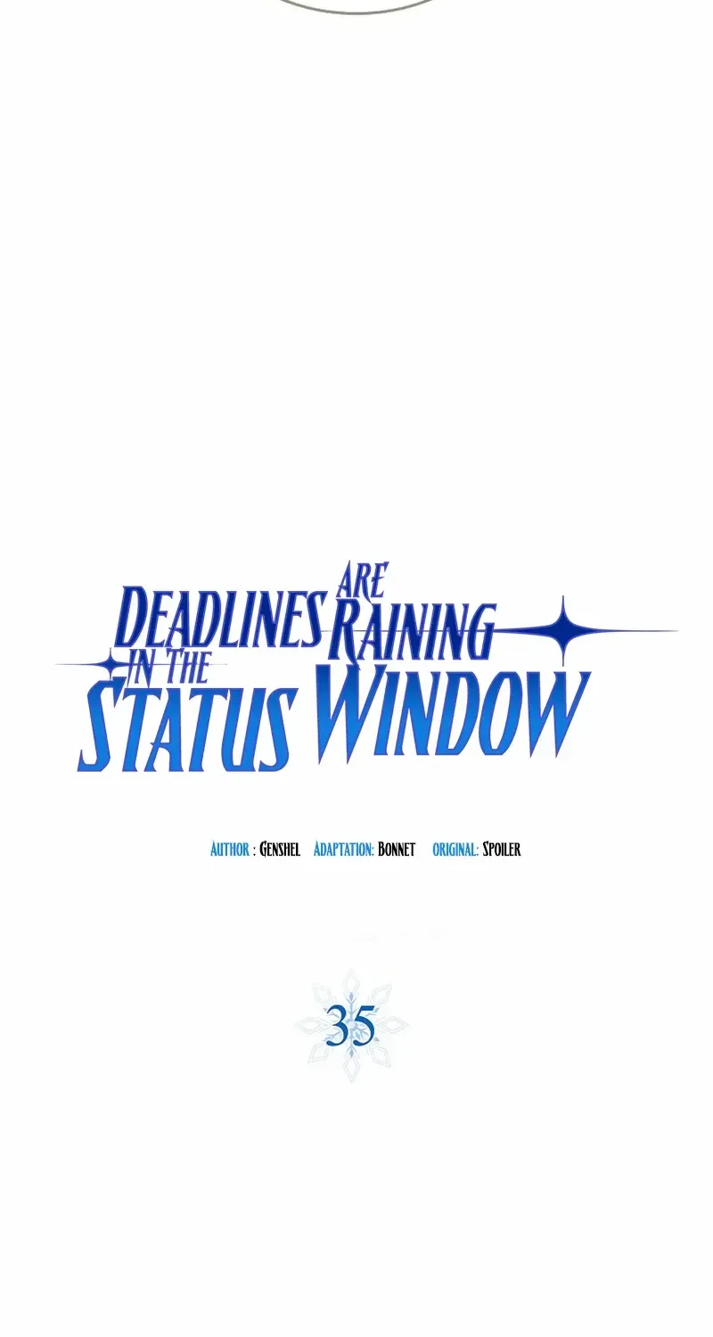 Deadlines Are Raining In The Status Window Chapter 35 page 48 - MangaNelo