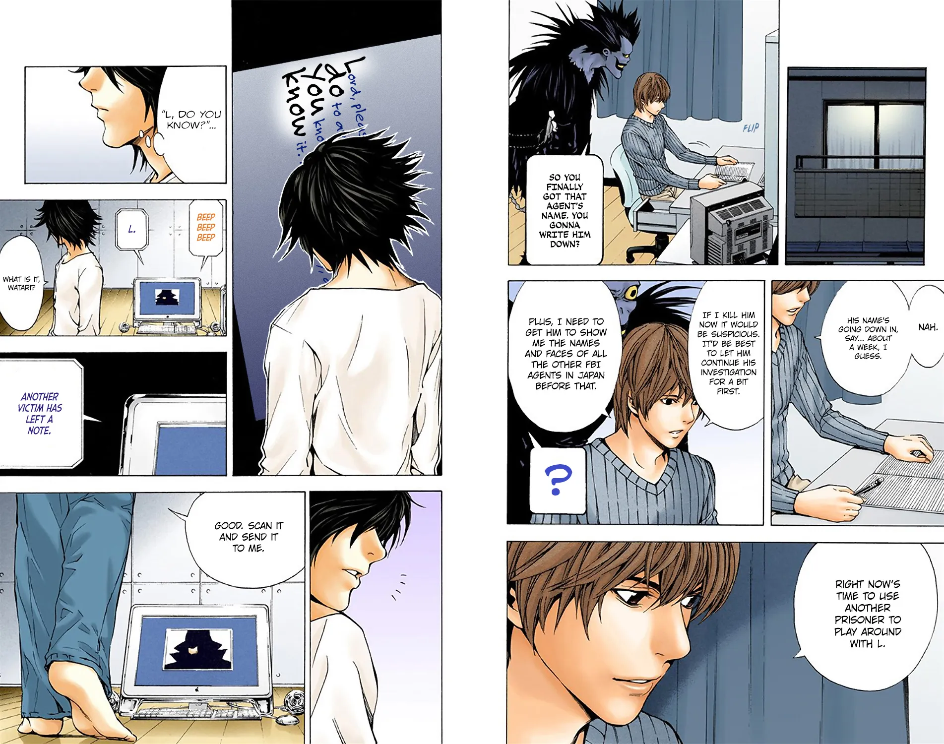 Death Note [Colored Edition] Chapter 8 page 9 - MangaKakalot