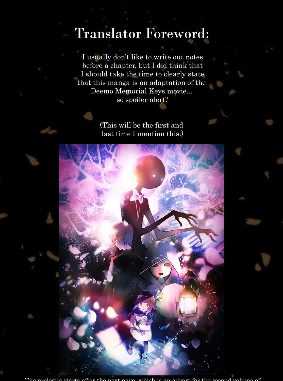 Deemo -Sakura Note- Chapter 0 page 3 - MangaNato